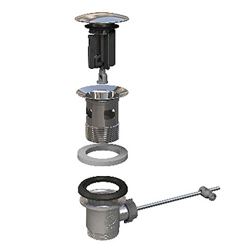 Piletta Per Lavabo E Bidet Kinoko 63 Tappo Inox Diametro 63 Mm