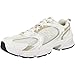 New Balance 530 Unisex Sneakers, White/Stoneware/Linen, 12 US Women/10.5 US Men