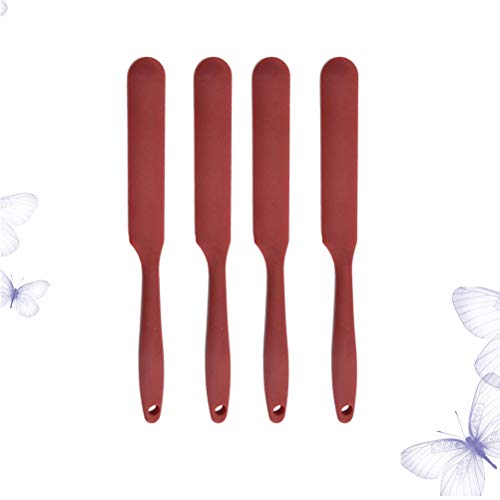4 pcs Espátula de silicone multifuncional para assar bolo raspador cortador de cozinha Gadget ferram
