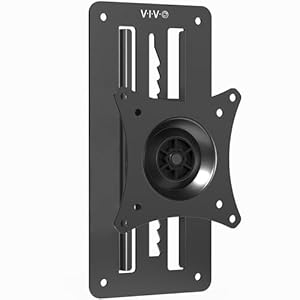 VIVO In hoogte verstelbaar 17 tot 32 inch enkele monitor scharnierende muurbeugel voor staande werkstations, past op 1 scherm met max. VESA 100x100mm, zwart, MOUNT-VW01A