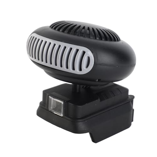 GOWENIC 18V Battery Powered Heater, 170W 2 Gears Small Space Heater, Compatible with 18V B Series Lithium Batteries like BL1815 BL1850, Battery Not Included