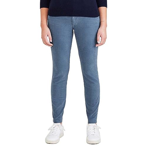 DOCKERS Women's Weekend Chino Skinny Pants, BLUE FUSION, 30W Long, 4 Long