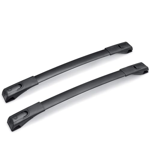 Barres toit transversales pour Toyota Rav4 2013-18 avec rails porte-bagages alu
