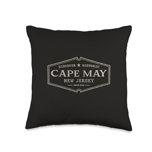 Cape May New Jersey | Historic Cape May NJ Throw Pillow