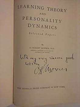 Hardcover Learning Theory and Personality Dynamics: Selected Papers [Unknown] Book