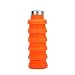 LZBDKM Thermos Tasse 500 ML Portable Bouteille d'eau en Silicone Rétractable Bouteille De Café Pliable en Plein Air Voyage Potable Pliable Sport Boisson Bouilloire