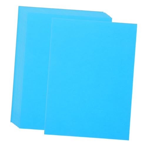 Alipis 100 piezas Papel de Copia Azul Papel Colores para Impresora Tinta Rápida Secado Compatible Láser Inyección Proyectos Manualidades Dibujo