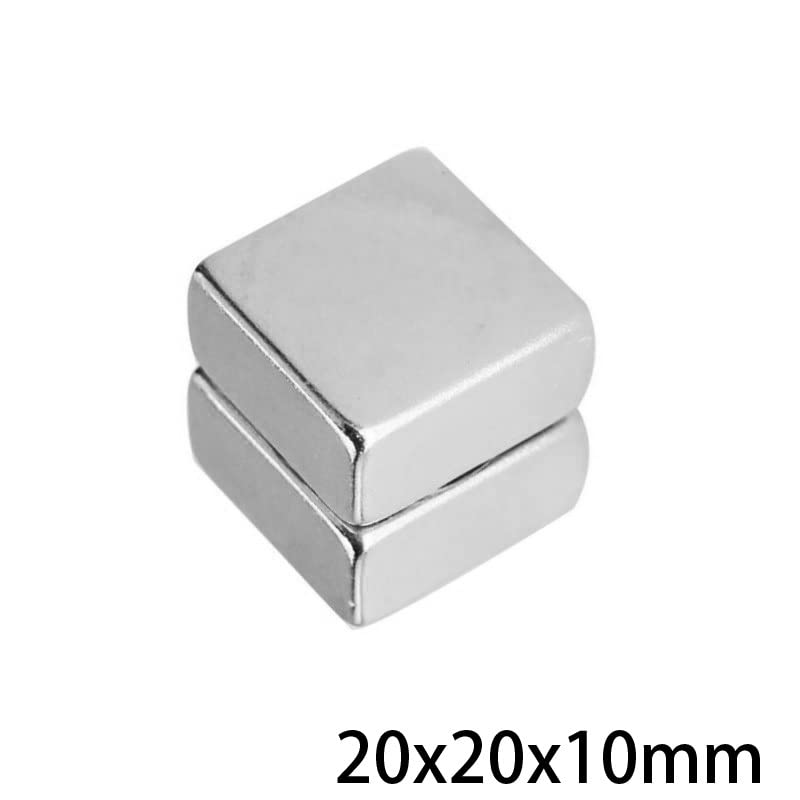 1/2/5/10pcs 20x20x10 mm Search Quadrate 20mm*20mm Stong 20x20x10mm Neodymium Magnetic 20 * 20 * 10 Magnet(5PCS)