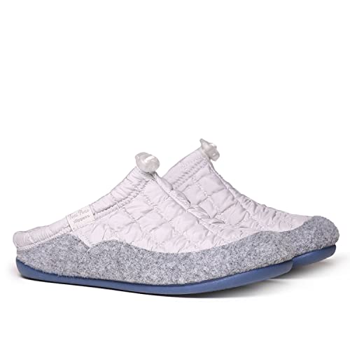TONI PONS Zapatilla de casa para mujer en fieltro y tejido - MEL-UM - Perla, 37 EU
