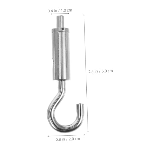5Pcs Heavy Duty Brass Turnbuckle Kit para Cables de Acero con Gancho y Mecanismo de Bloqueo para Suspensión y Ajuste Rápido miniatura 2