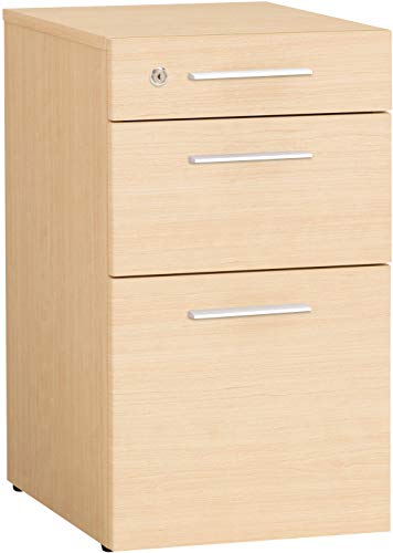 オカムラ 書斎デスク 在宅勤務 テレワーク対応 ファルテ2 チェストワゴン デスク下収納 ナチュラル 8CAG5W-MQ82