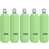 おり釣具 沖釣本舗 集魚夜光オモリ エコバージョン 5個セット 30号／40号／50号／60号／80号／100号 (40号)