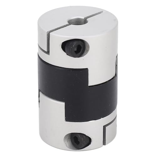Flexible Shaft Coupling, D25 L39 Aluminium Plum Flexible Shaft Coupling, Large Torsion Steering Motor Coupler for 3D Printer CNC Machine Servo Motor