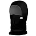 BLACKSTRAP Treble Hood Balaclava Ski Mask, Helmet Compatible, All Day Comfort, Adult Unisex, One Size Fits All, [Black]