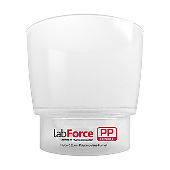 Solvent Filtration Disposable Vacuum Bottle Top Filter, 0.2um Sterilizing PES Membrane, 500mL, GL45 Thread, Polypropylene Housing, Non-Sterile