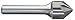 MONSTER 336-206070 Countersink,6 Flutes,Carbide,3" L