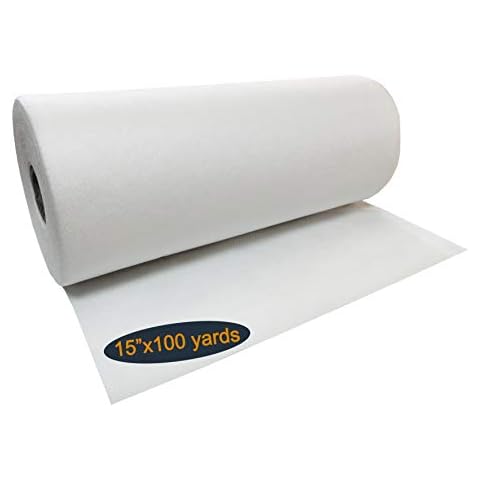 HimaPro No Show Invisible Mesh Machine Embroidery Stabilizer Roll - Light to Medium Weight (15 inch x 100 Yard) - Made of Nylon Cover
