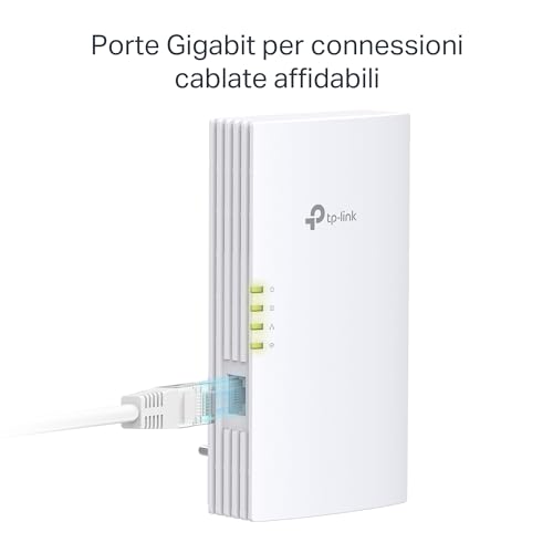 TL-WPA7817 KIT Powerline, AV1000Mbps e AX1500Mbps su WiFi 6 Dual Band, Senza Presa, Homeplug AV2, Plug & Play, Porta Gigabit Ethernet, Auto-Sync, EasyMesh, Compatibile con tutti i Router - Powerline - Immagine 4