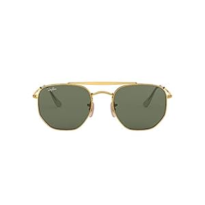 Ray-Ban Pour des hommes RB3648 Marshal Lunettes de soleil, Or