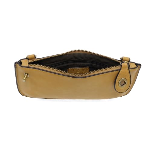 Image of Joy Susan Women's Fashion Purse Mini Crossbody Wristlet Clutch Hand Bag - Golden Tan