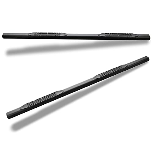 Estribos ovalados negros mate para Nissan Titan 04-24