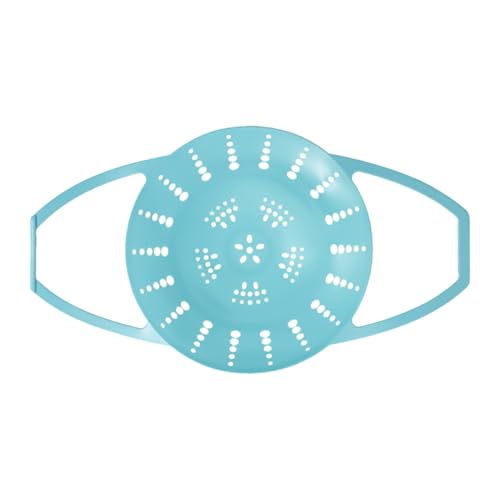 Zunishaone dampferkorb - Silikoneinsatz mit Lebensmittelqualität, Anti - -Griff | Starke Beine mit gleichmäßigem Dampffluss, Geschirrspüler sicher für Topf, Reis, Knödel, Babynahrung und gesundes