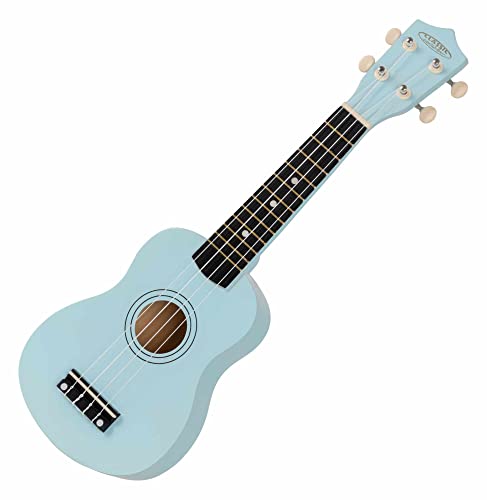 Classic Cantabile US-50 BL Ukulélé soprane Bleu - Les Beatles, Paul McCartney, John Lennon, RIngo Starr, George Harrison Classic Cantabile US-50 BL Ukulélé soprane Bleu