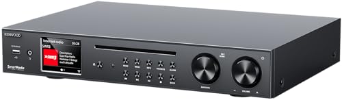 Kenwood KR-W8000SCD - Smart HiFi-CD Receiver mit 3,2" TFT, 60 W RMS, WiFi Internetradio, DAB+, UKW, CD, USB, Spotify (HiFi), Deezer, Bluetooth, Phono, Coax, TOSLINK, Sub-Out, OKTIV, Schwarz – Bild 4