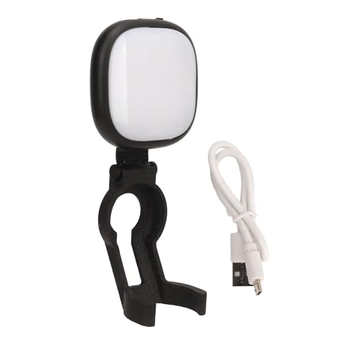 LED Video Light with Bracket, 3 Adjustable Color Modes USB Charging Soft Light, Multi Mode Adjustment Portable Vlog Selfie Light