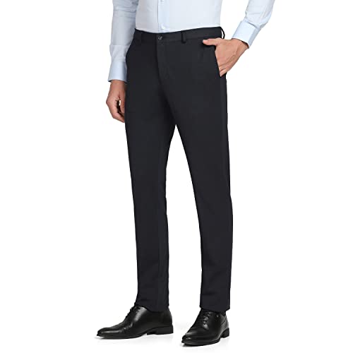 Image of blackberrys Structured Nylon Slim Fit Mens Work Wear Trousers