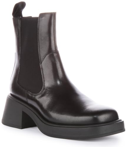Vagabond Shoemakers Dorah Leather Chelsea Boot Black EU 40 (US Women's 10) M