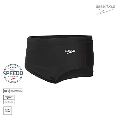 Speedo AcquaPlus Sunga, Meninos, Preto, 6