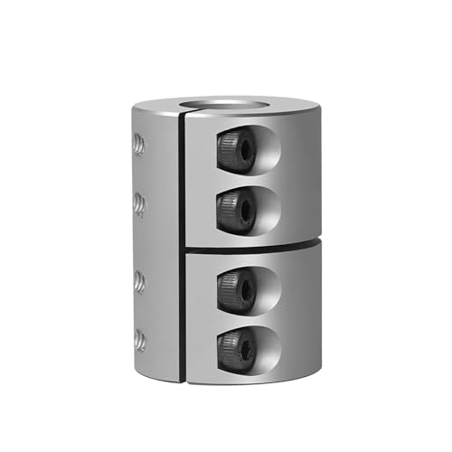 Sinoblu Rigid Coupling D32 x L40 08mm to 13mm Bore Aluminum Clamp Shaft Coupler with M5 Screws for Servo Stepper Motor Connector CNC Machine 3D Printers for High-Precision Applications