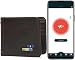 Smart LB Smart Anti-Lost Wallet with Alarm, Bluetooth, Position Record (via Phone GPS), Cowhide Leather Purse Retro Style (Dark Brown, Horizontal)