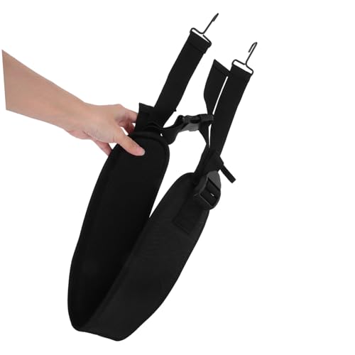 Sangle pour caisse claire réglable et ceinture de djembé noire - 4