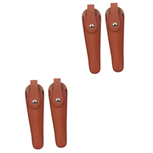 HONMEET 2sets Hair Cutting Tools Barber Scissor Holder Salon Scissor Bag Protective 2pcs*2