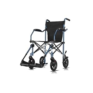 Vervoer Rolstoel Opvouwbare reizende rolstoel, ultra-lichte rolstoel, draagbare huisvervoer rolstoel, wapenschakelaars…