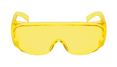 Calabria 1003 Fit Over Safety Glasses Fitover Prescription Eyewear Yellow Men Women Large Wraparound Tinted Anti Fog Scratch4