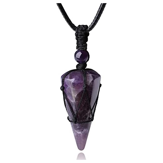 XIANNVXI Crystal Stone Pointed Necklace