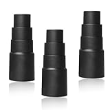 3 Pcs Universal Vacuum Adapter,Vacuum Clearner Adapter for Power Tools,Sander Dust Extraction Hose Adaptor for Makita Random Orbital Sander, Jigsaw, Circular Saw Reducer Accessories