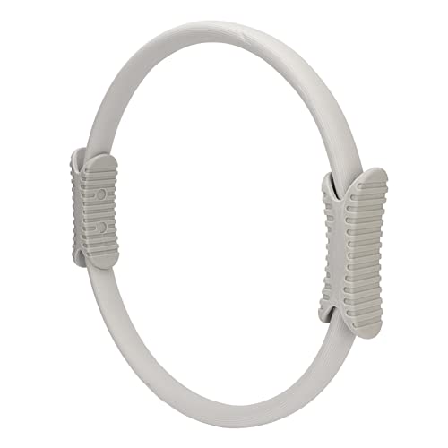 Pilates Fitness Exercise Pilates Circle with Foam Padded Handle for Thigh Workout Grey MULTIFUNCTIONAL Pil Pilates RingPilates CircleFitness Pilates