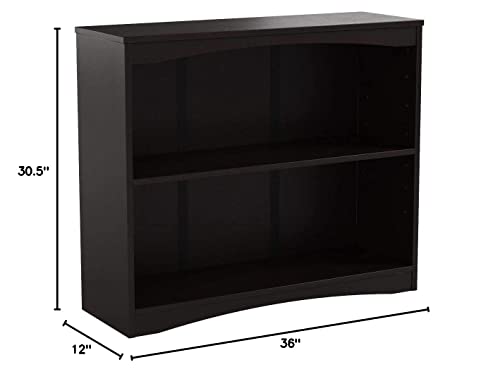 Camaflexi Bookcase, 30.5"H X 36"W X 12"D, Cappuccino #TOP1