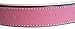 Soft Touch Collars Medium Leather Dog Collar Padded, Raspberry Pink with Light Pink Padding, Genuine Real Leather, 20