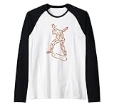 Photo Gallery skater schizzo istruttore di skateboard hobby maglia con maniche raglan Photo Gallery skater schizzo istruttore di skateboard hobby maglia con maniche raglan