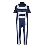 My Hero Academia Boku No Hero Academia Izuku Midoriya Gymnastics Suit Cosplay Costume Training Suit Uniform Sportswear Dark Blue