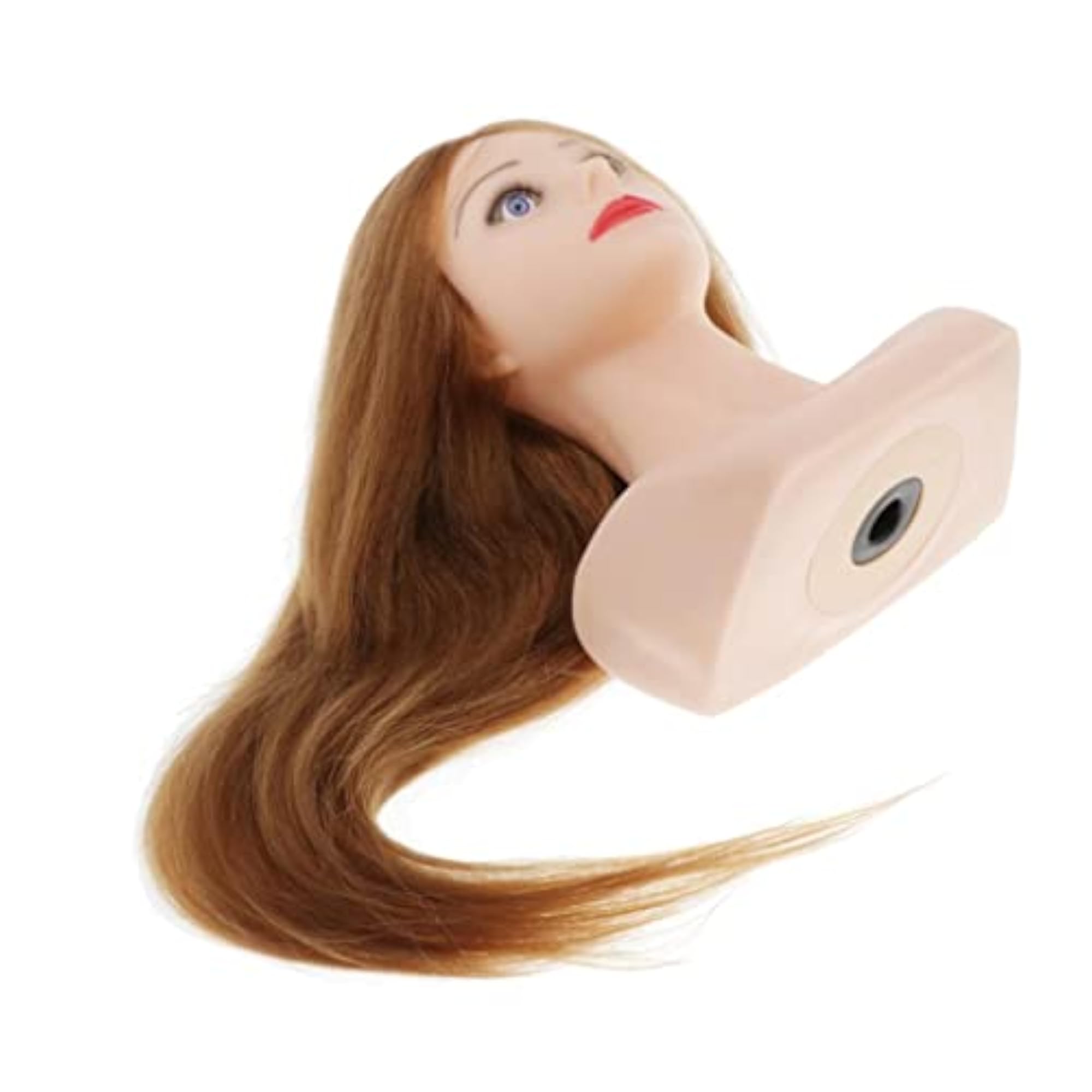 Milaan Human Hair Styling Mannequin Head, 27 Inch