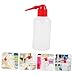 SOLUSTRE 6pcs Plastic Squeeze Bottle with Measurement Scale Versatile Safety Wash Bottles for Lab Household and Industrial Cleaning Tasks