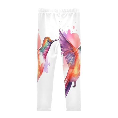 Bolaz Toddler Girls Leggings Printed Yoga Pants Leggings Colorful Hummingbird for Kids2