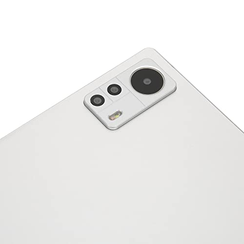 Tablet de 10 Polegadas 7000mAh Bateria 4G Tablet 6GB 256GB Exterior (Prata)