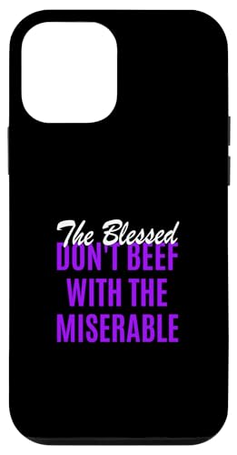 �p�[�v���J���[ Too Blessed To Be Miserable �p�[�v���O���t�B�b�N �X�}�z�P�[�X iPhone 12 mini �p
